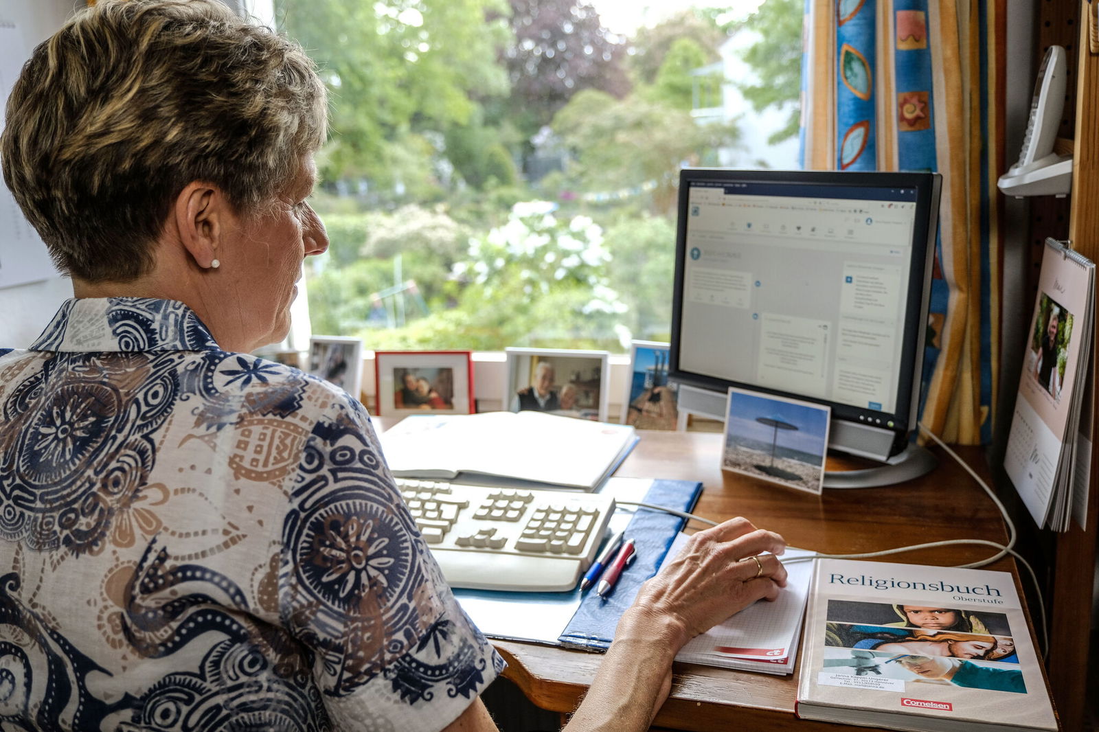 Für Janna Kappei-Ungerer ist der rein digitale Unterricht Neuland, sagt sie. Foto: Jens Schulze