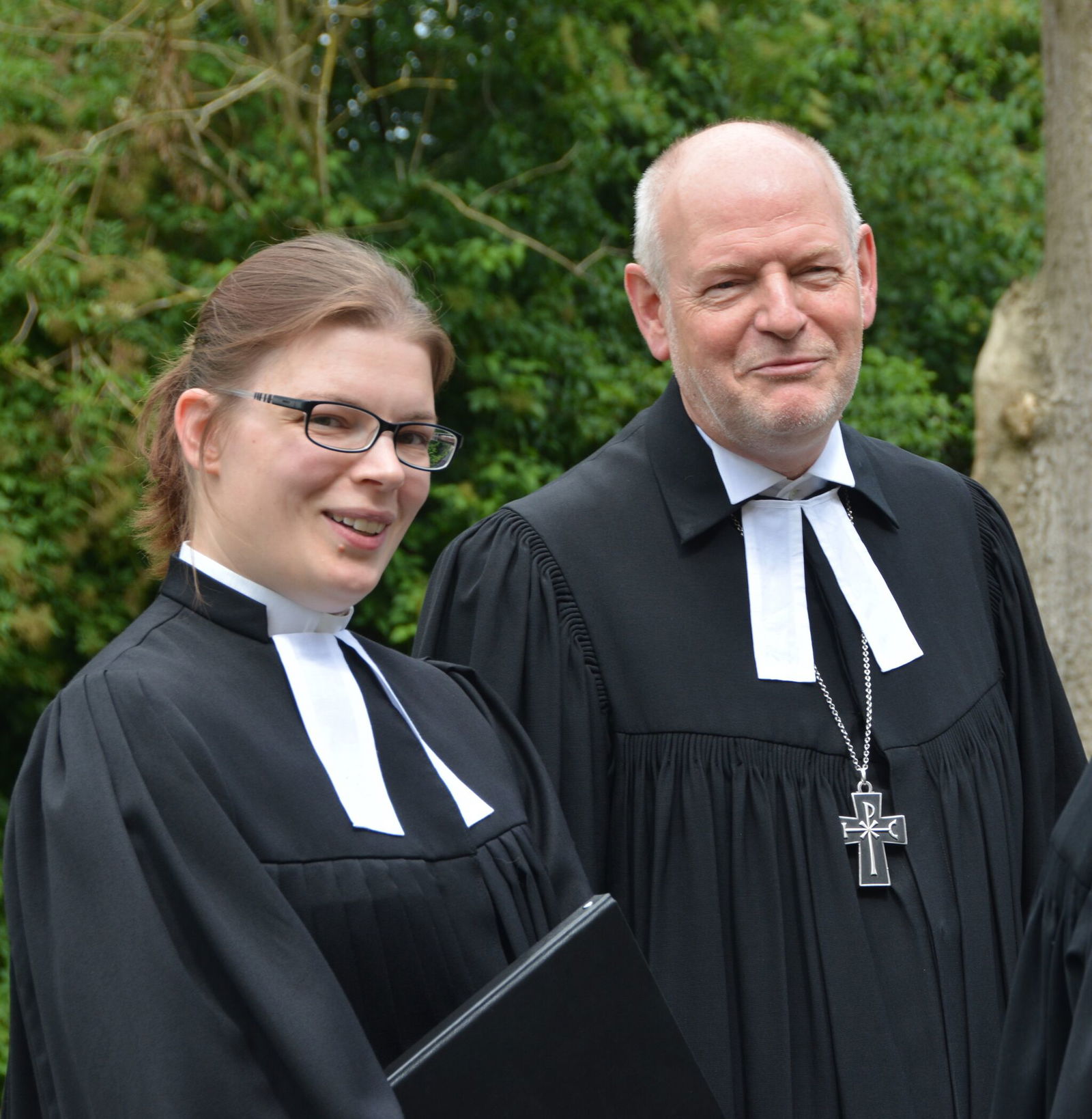 Pastorin Sabrina Wascholowski_Landessuperintendent Eckhard Gorka