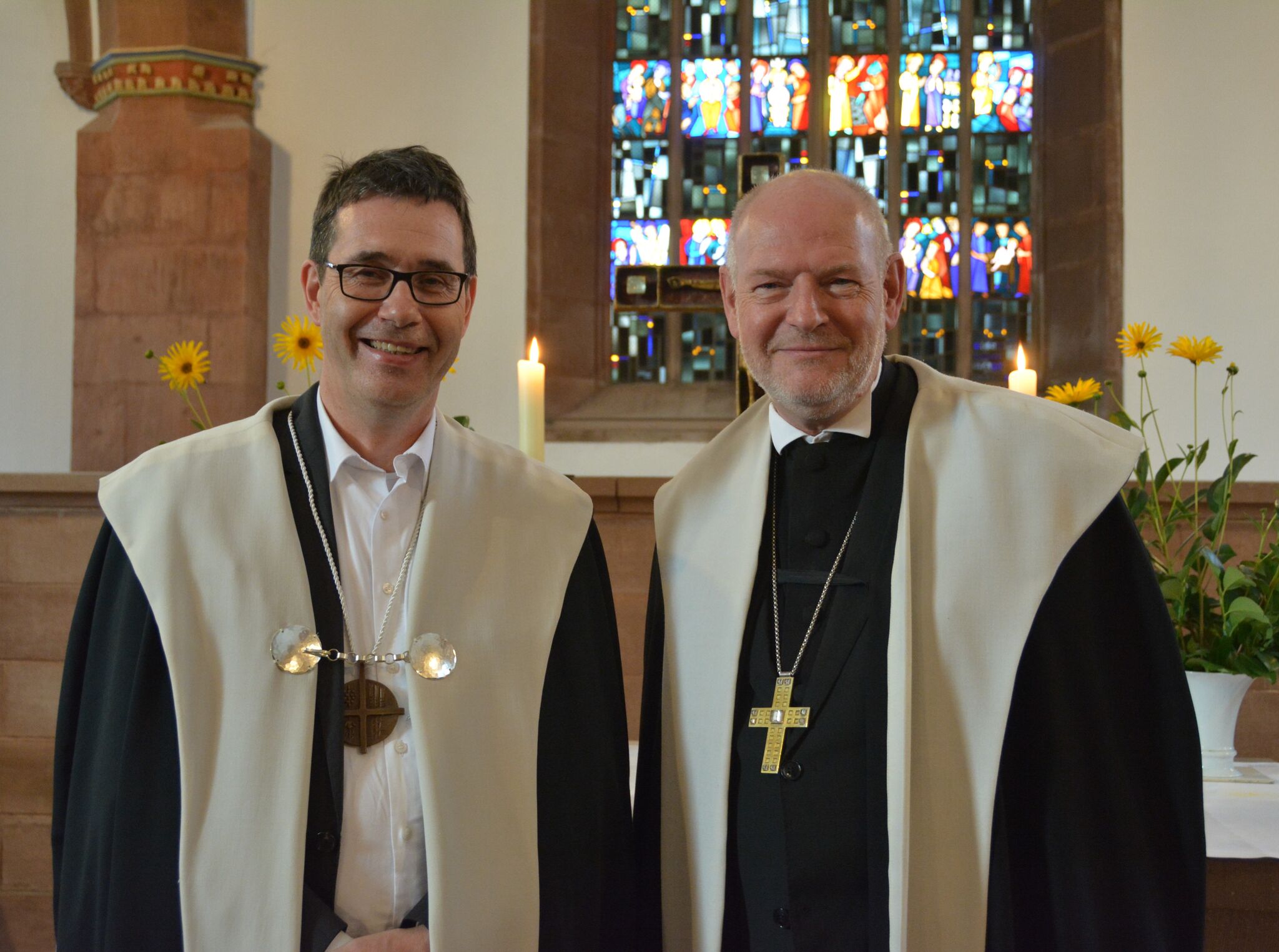 Konventual Dr. Stephan Schaede und Abt Eckhard Gorka Amelungsborn
