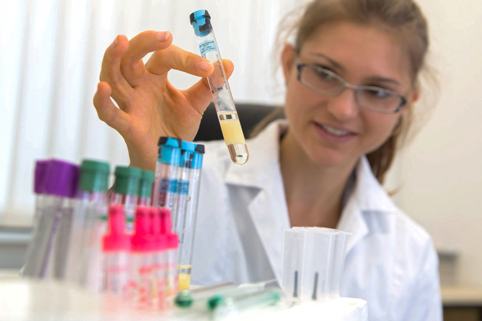 Untersuchung von Blutproben