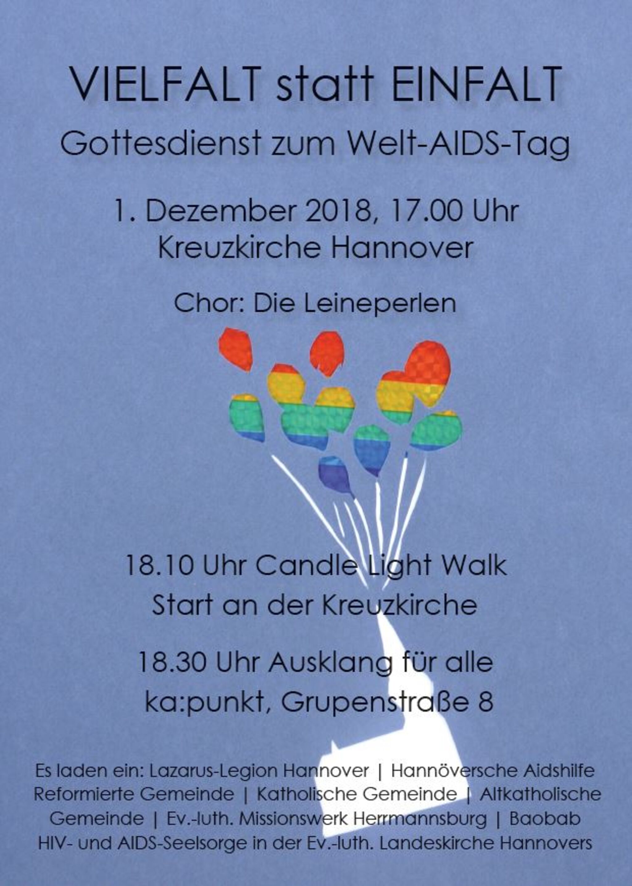 Welt-AIDS-Tag_Gottesdienst Hannover_Vielfalt statt Einfalt