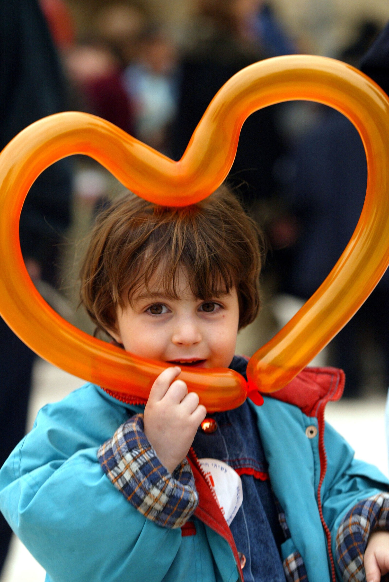 Mädchen mit Luftballon