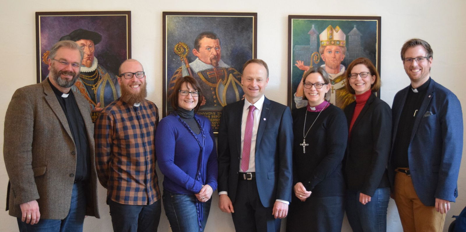 Bischoefin Hartley aus Leeds_Besuch KK Verden_Gruppenfoto mit Steinhausen