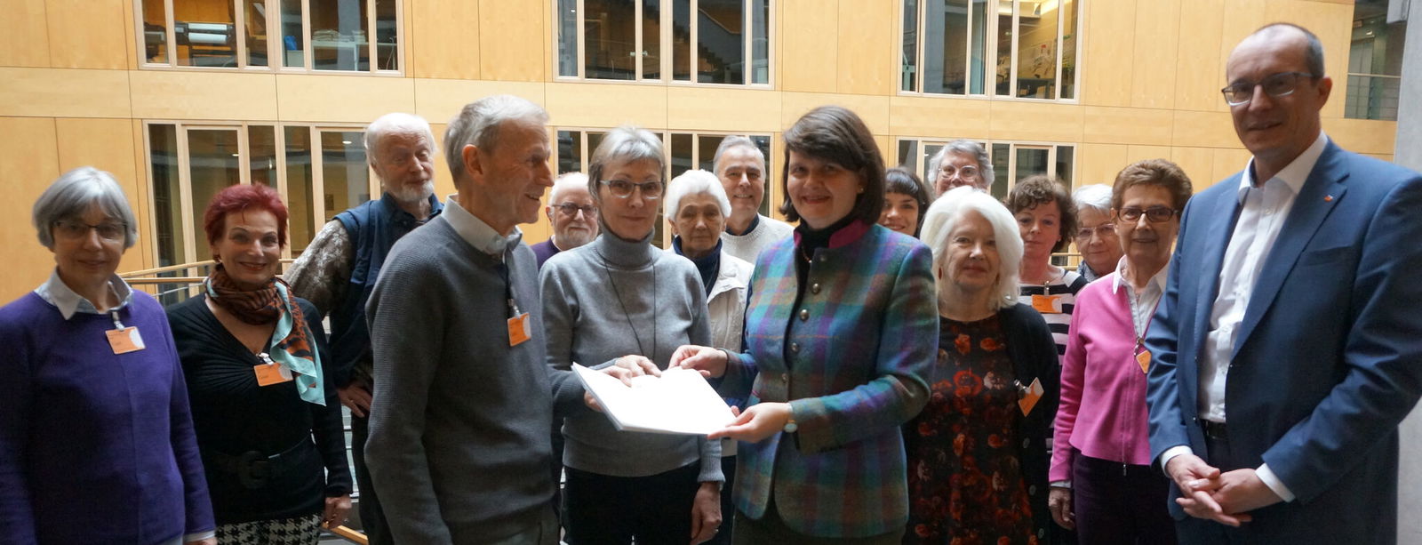 Weltladen  Besuch Bundestag Berlin 
