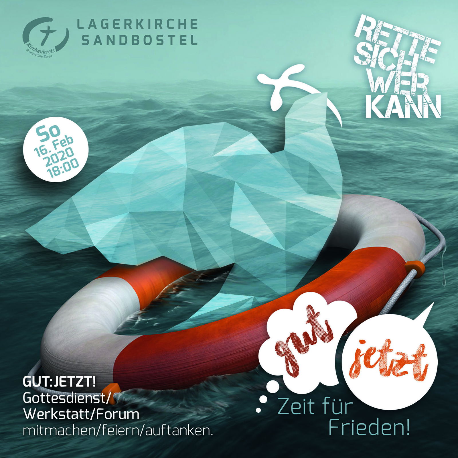 Gut Jetzt_Lager Sandbostel_Gottesdienst Flyer