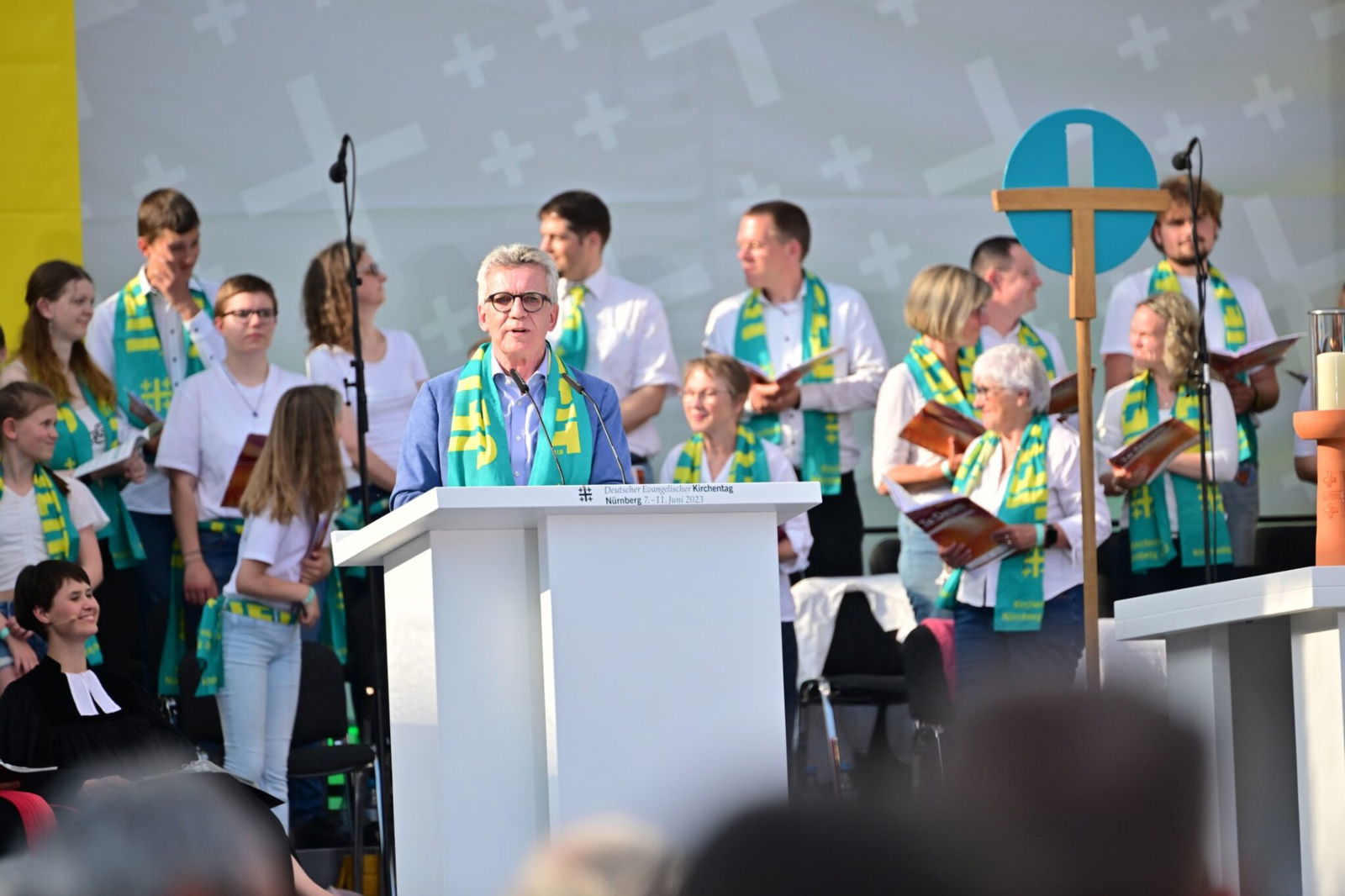 Thomas De Maiziere Kirchentag Nürnberg