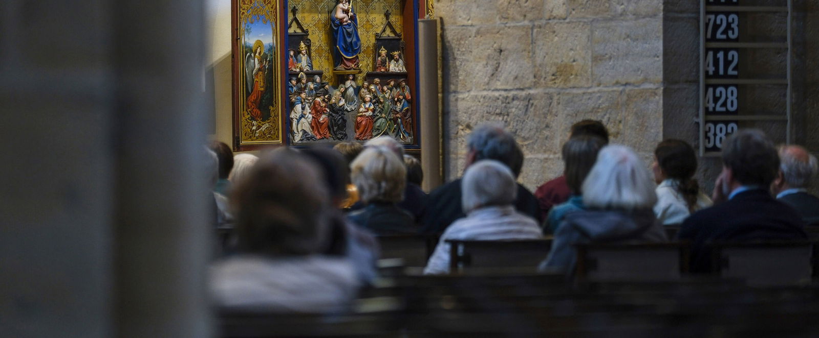 Senioren im Gottesdienst