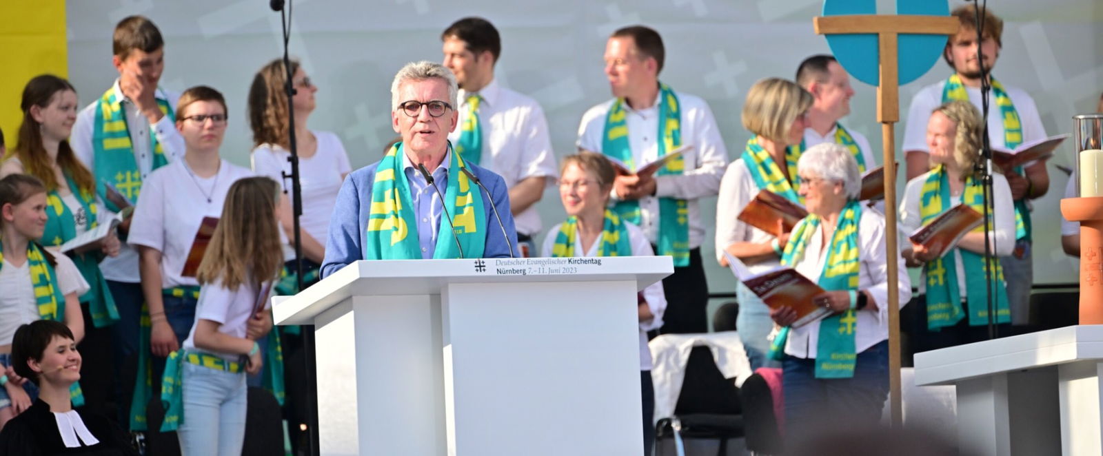 Thomas De Maiziere Kirchentag Nürnberg