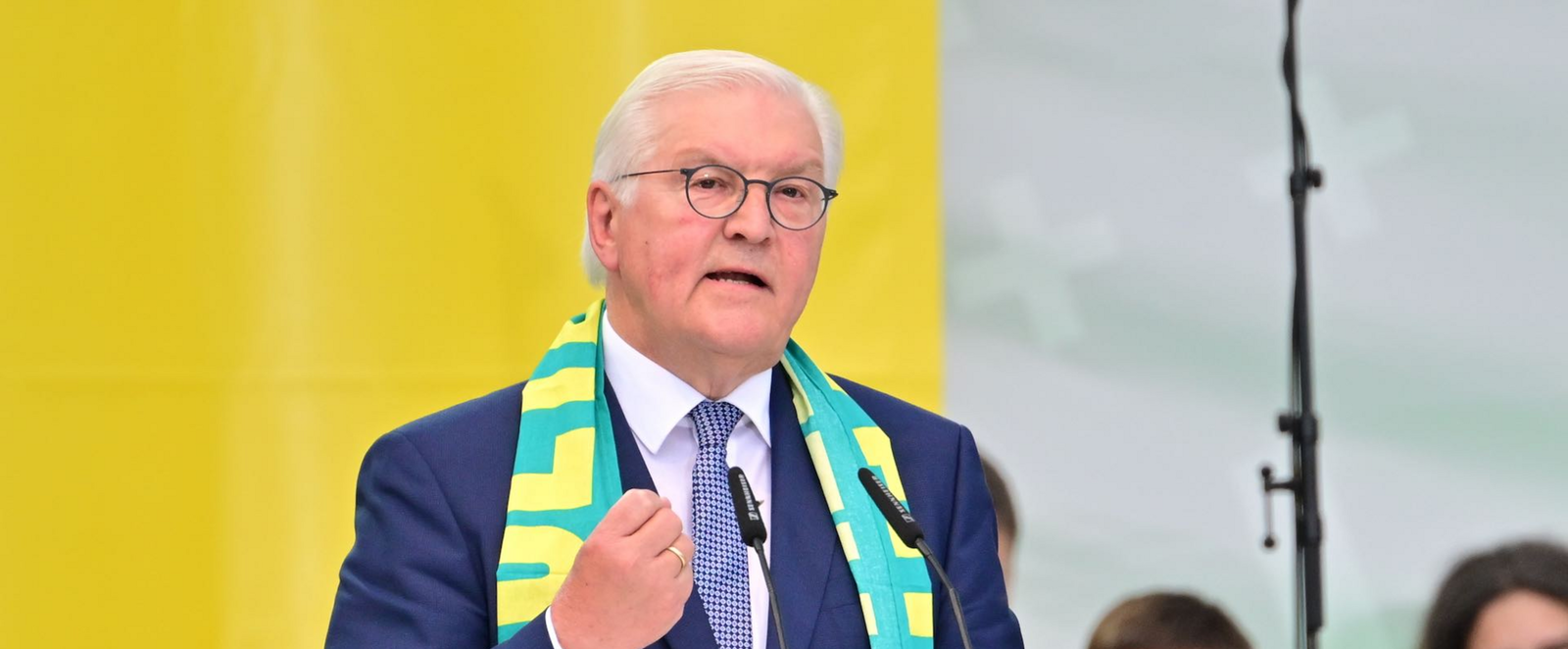 Frank Walter Steinmeier beim Kirchentag in Nürnberg