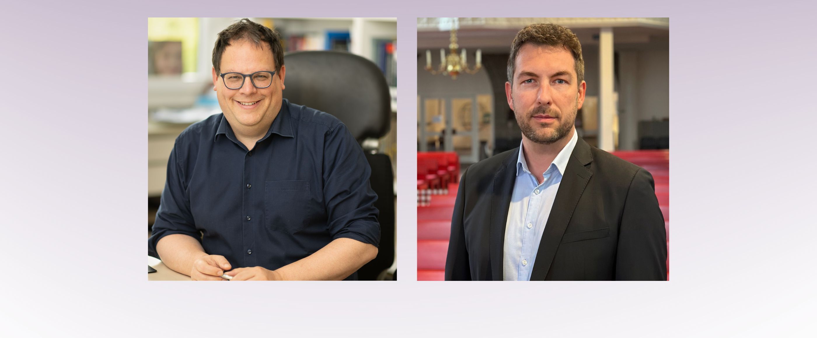zwei Menschen im Portrait