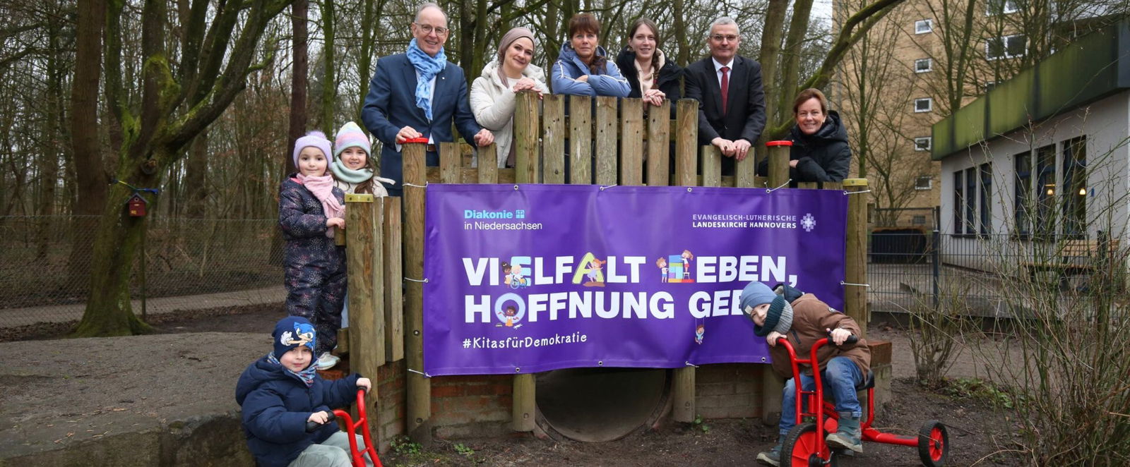 Menschen in einer Kita