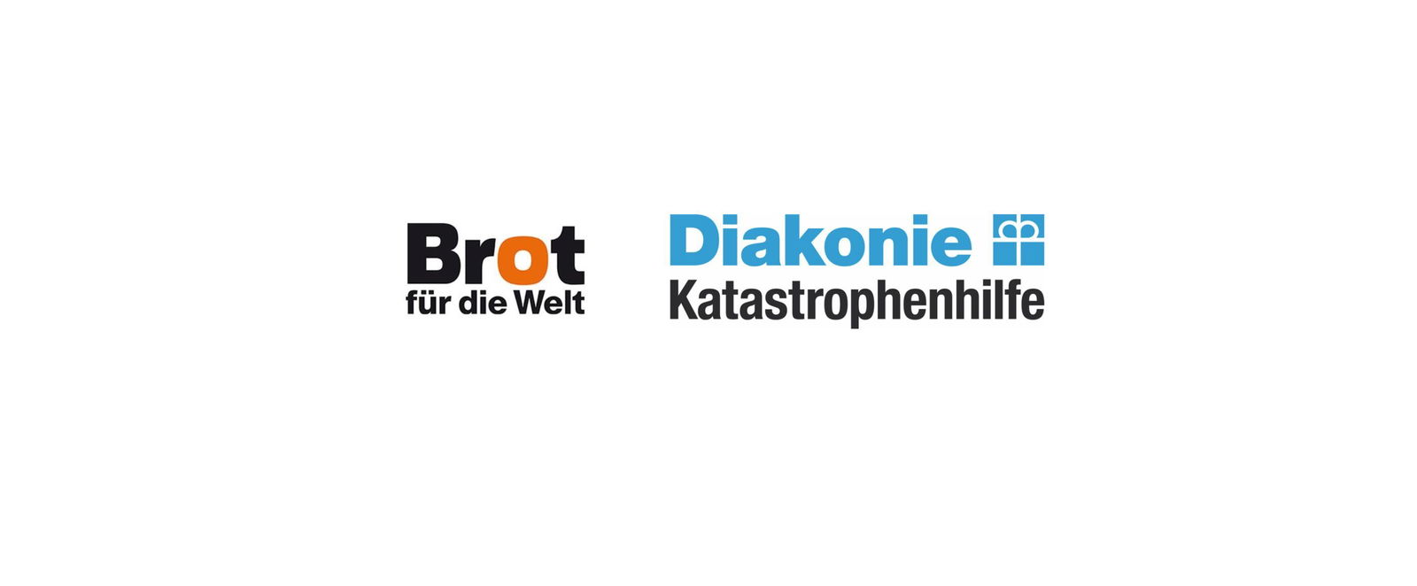 Die Logos von Brot für die Welt und die Diakonie Katastrophenhilfe 