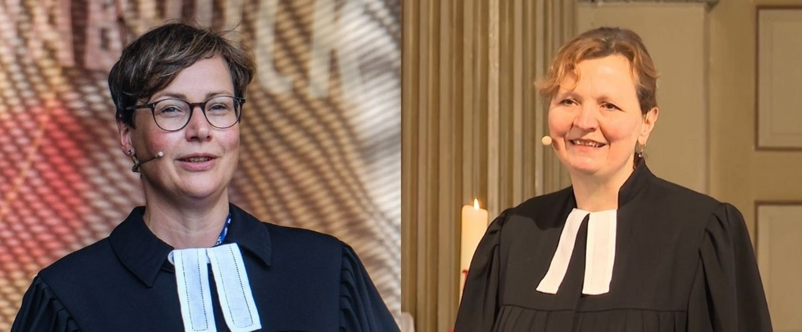 Zwei Frauen im Talar