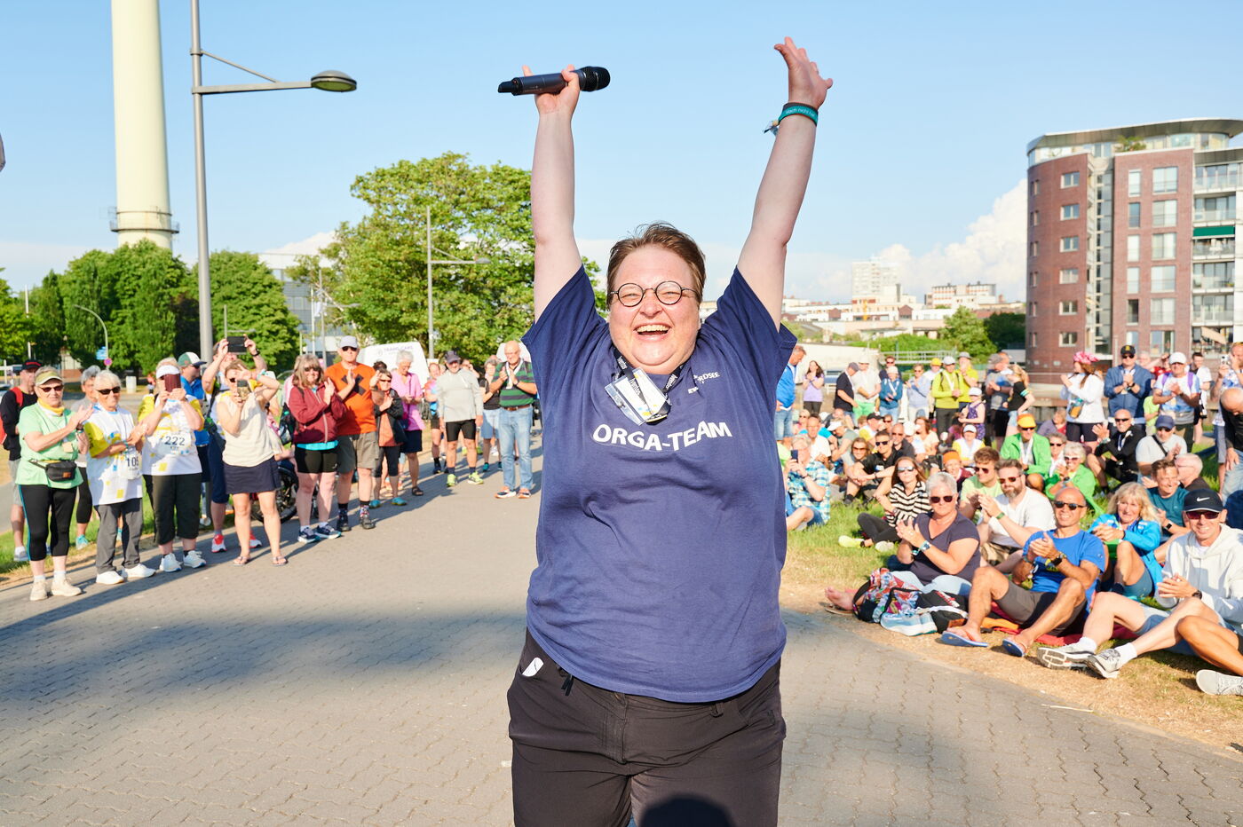 EWE-Nordseelauf 2023: Zeitansage mit Antje Wachtmann