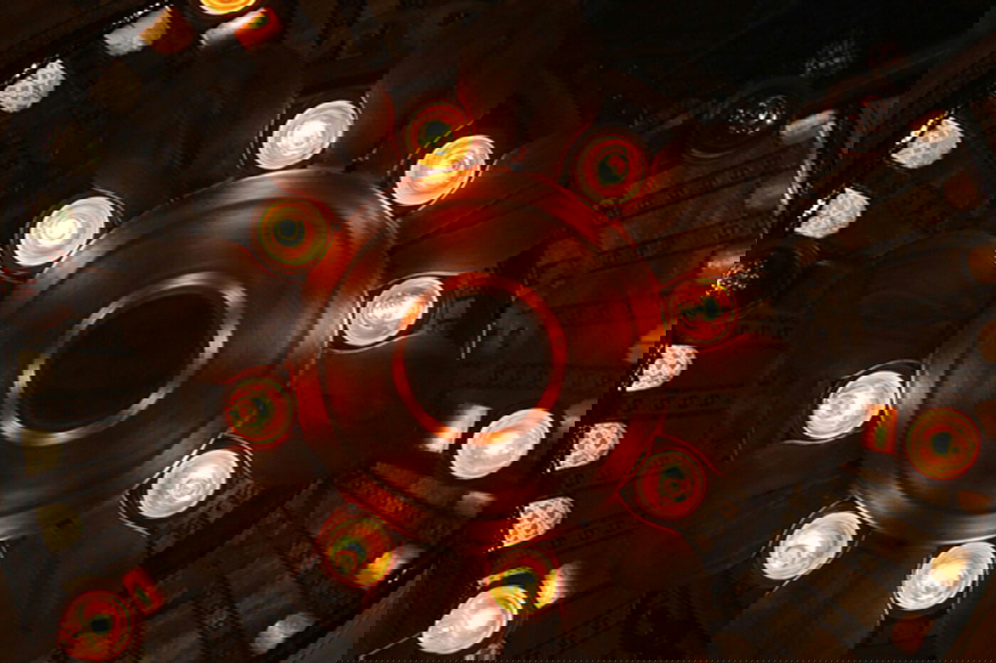 Deckenbeleuchtung in der Hagia Sofia