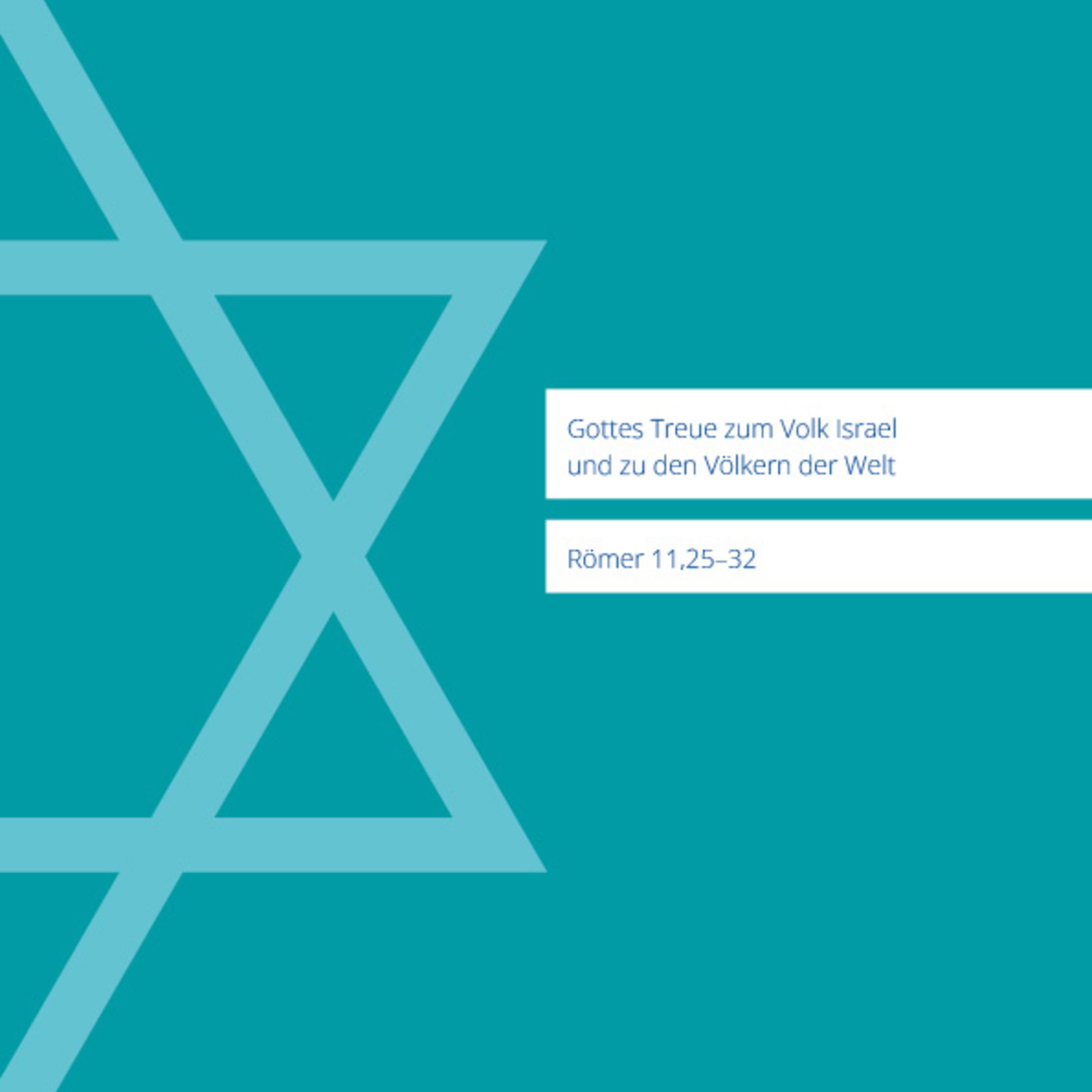 Titelbild Arbeitshilfe zum Israelsonntag 2026