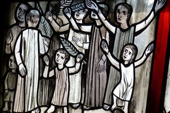 Das Volk jubelt und bereitet dem Mann aus Nazareth einen begeisterten Empfang. Palmzweige werden geschwenkt. Foto: Pixabay