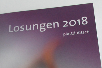 Losungen 2018 plattdeutsch