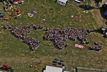 Luftbild Welt Evangelische Jugend