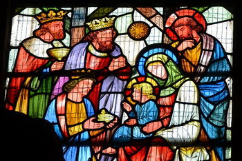 Three Kings_Glasfenster_Englischer Gottesdienst_WOL