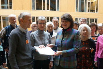 Weltladen  Besuch Bundestag Berlin 