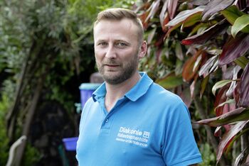 Guido Krauss leitet das Projektbüro der Diakonie Katastrophenhilfe in Goma in der Demokratischen Republik Kongo.