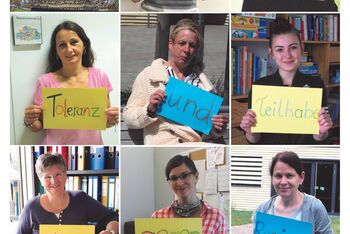 Digitale Demo gegen Rasssismus_KG Neu Wulmstorf_Gruppenfoto Kacheln