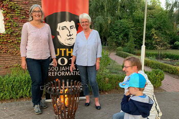 Ashausen Vorbereitungen Reformationsnacht 2020