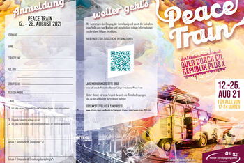 Flyer Peacetrain 2021