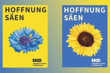 Die Evangelische Kirche in Deutschland (EKD) hat die Aktion #hoffnungsäen ins Leben gerufen. Bild: EKD