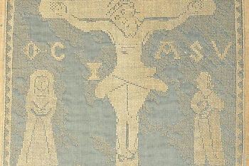 Ausschnitt aus dem Telgter Fastentuch. Foto: Gartenkirche