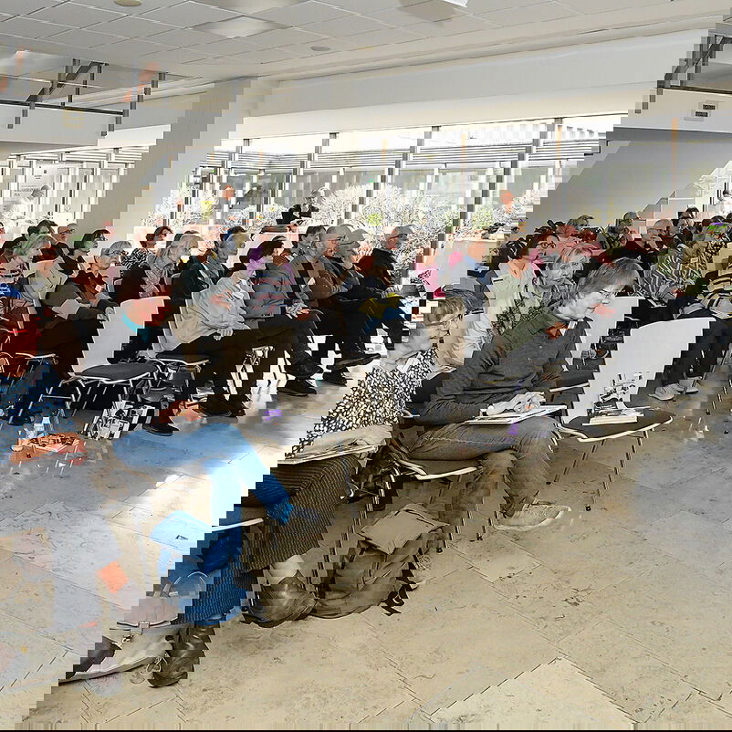 Menschen im Publikum