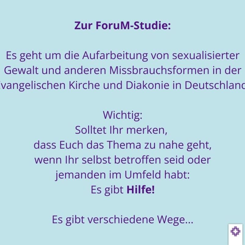 Zur Forum-Studie 1