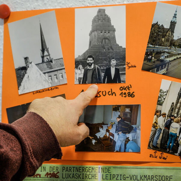Pastor Christoph Wonneberger Leipzig Engelbostel Gemeindepartnerschaft Mauerfall 2019