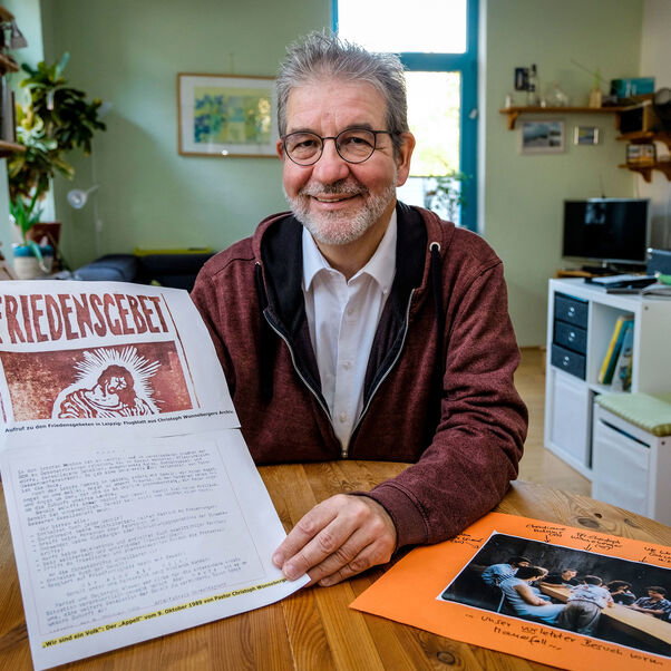 Pastor Christoph Wonneberger Leipzig Engelbostel Gemeindepartnerschaft Mauerfall 2019