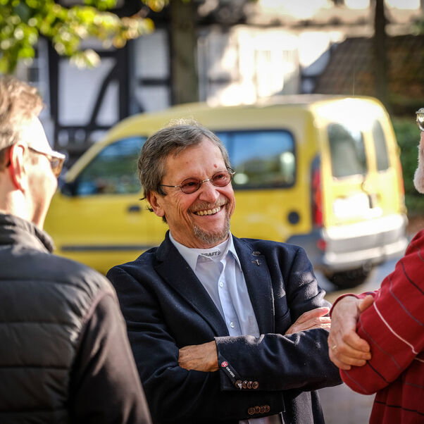 Pastor Christoph Wonneberger Leipzig Engelbostel Gemeindepartnerschaft Mauerfall 2019