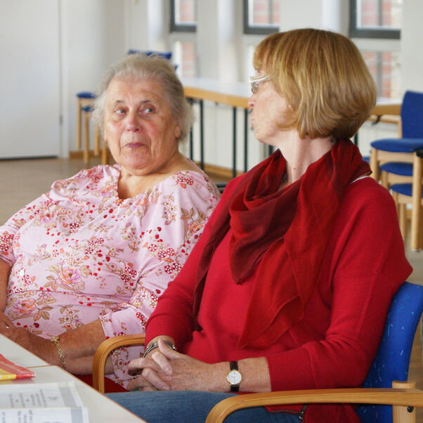 Doris Gropp und Anneliese Heidrich