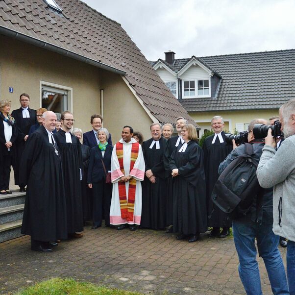 Vorab wurden die obligatorischen Pressefotos gemacht