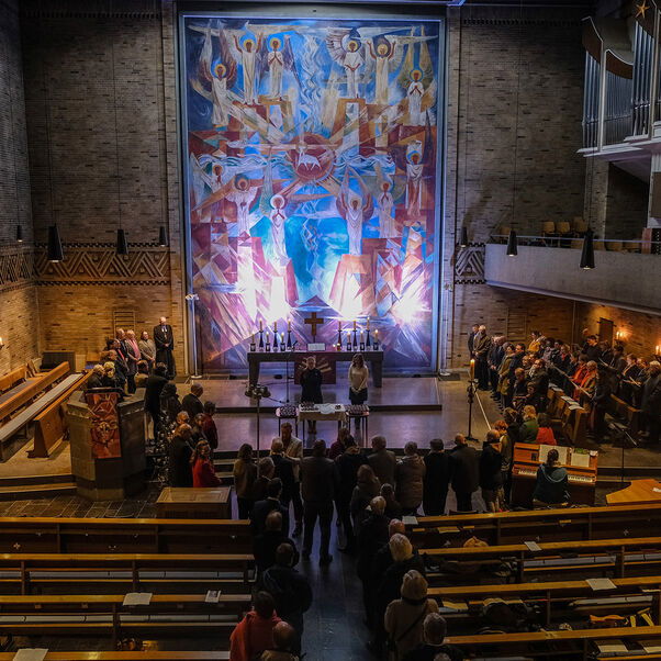Innenraum der Kirche des DIAKOVERE Henriettenstiftes