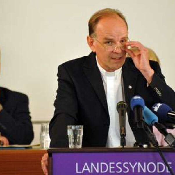 Landesbischof Ralf Meister bei seinem ersten Bischofsbericht