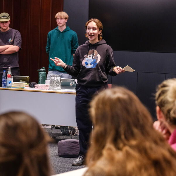 Menschen bei einem Workshop