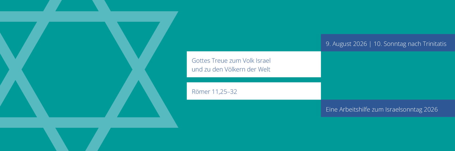 Isrealsonntag 2026