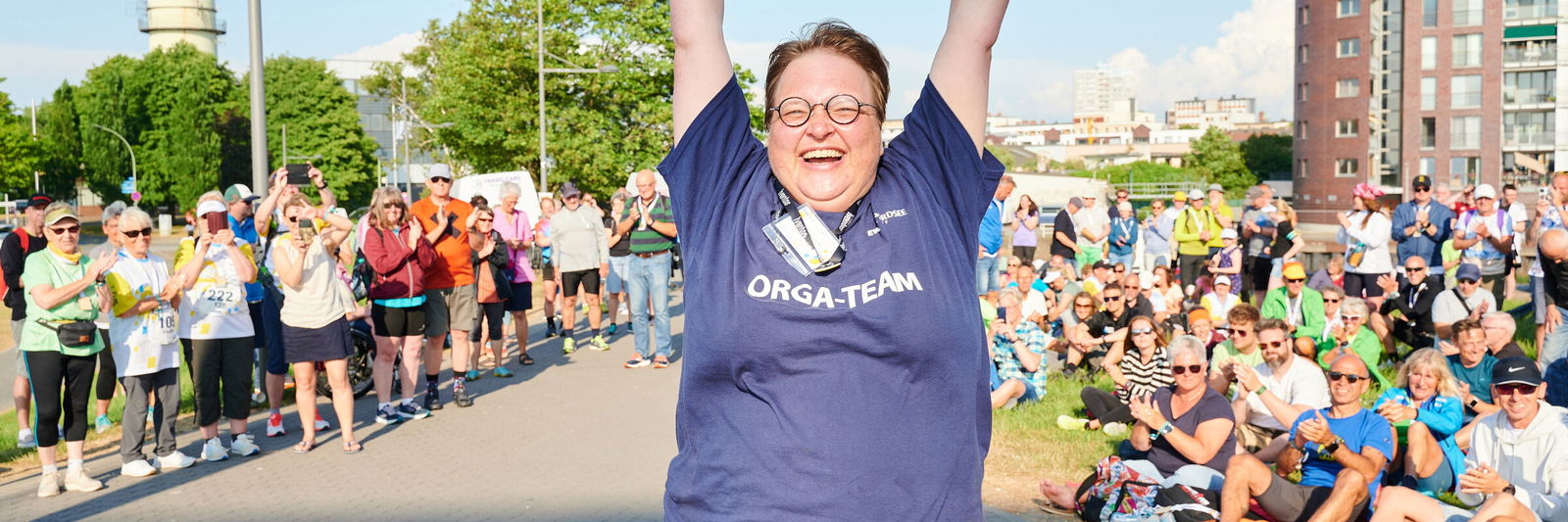 EWE-Nordseelauf 2023: Zeitansage mit Antje Wachtmann