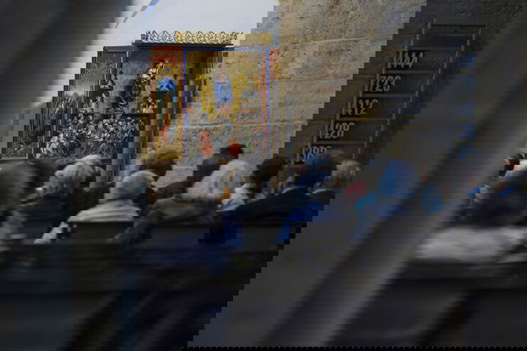 Senioren im Gottesdienst