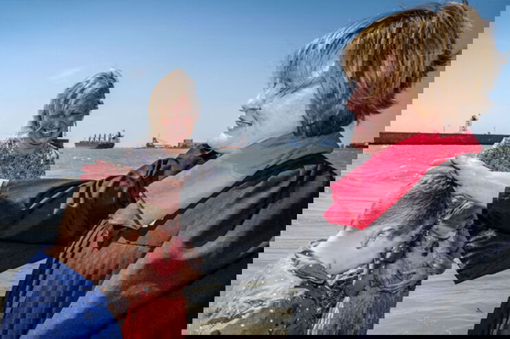 Superintendentin Susanne Wendorf tauft am Meer