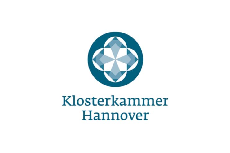 ein stilisiertes kreuz in einem kreis.