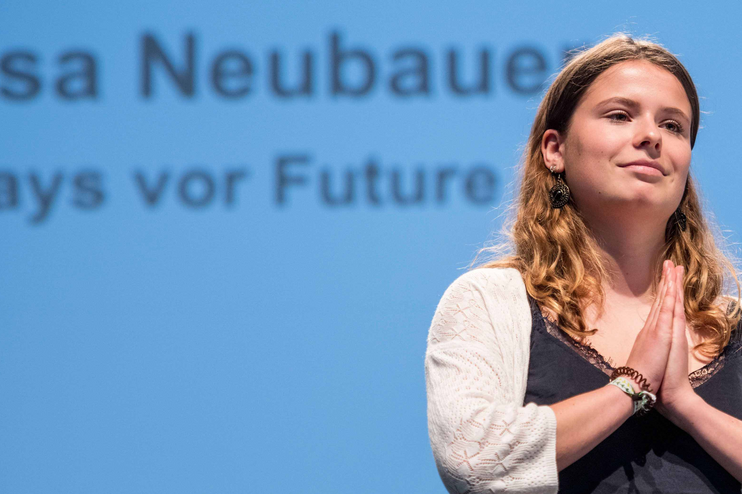 Klimaaktivistin Luisa Neubauer