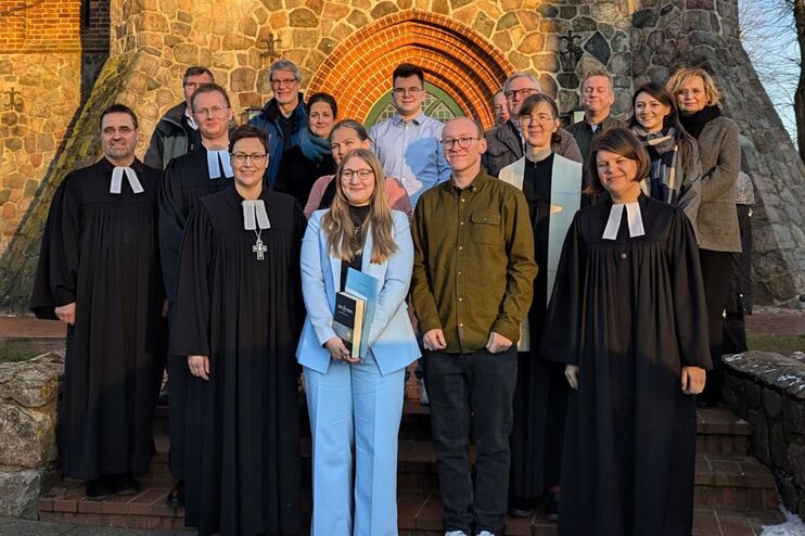 Eine Gruppe von Menschen.