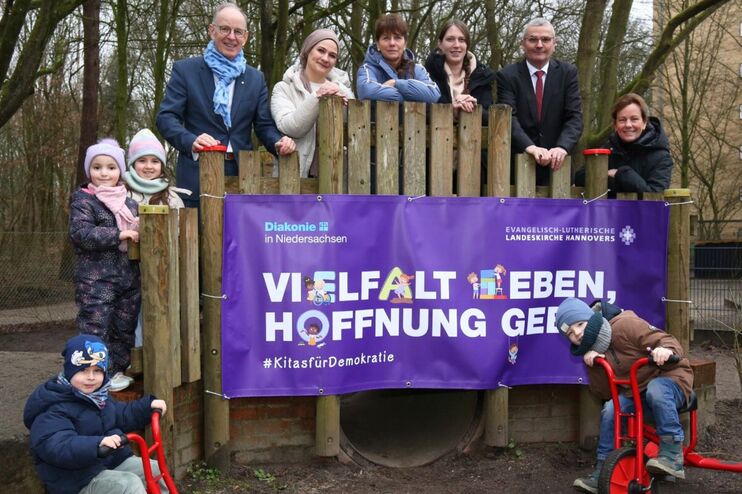 Menschen in einer Kita