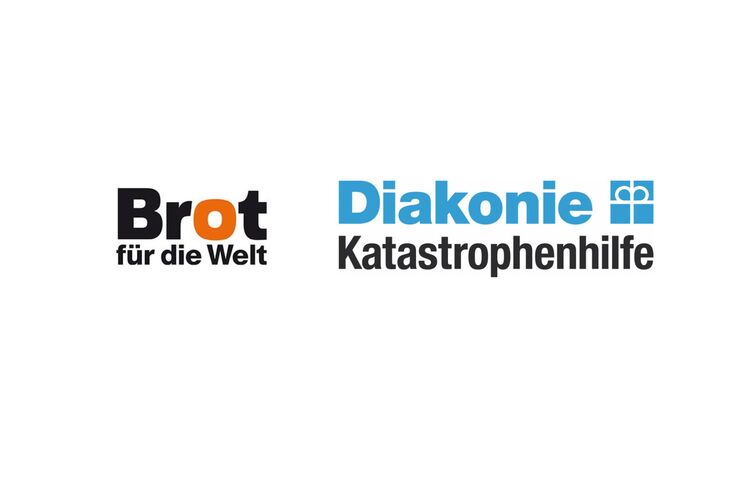 Die Logos von Brot für die Welt und die Diakonie Katastrophenhilfe 